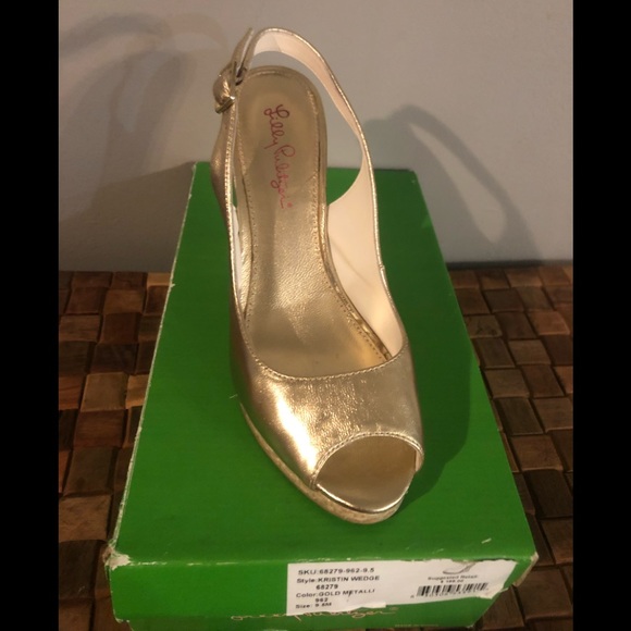 Lilly Pulitzer Kristin Wedge Shoes - Picture 2 of 14